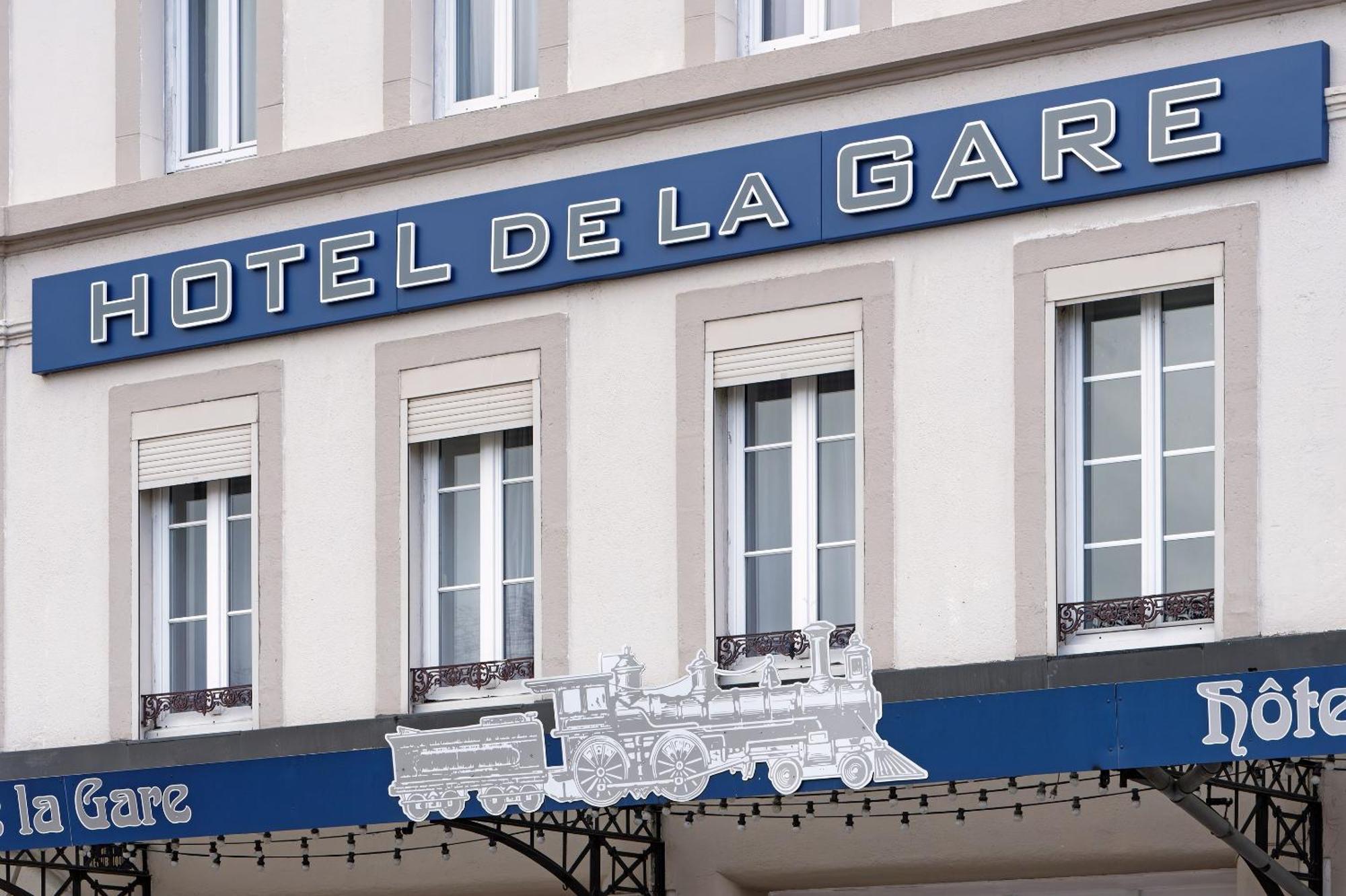 Contact Hotel De La Gare Et Son Restaurant Cote A Cote Autun Exterior photo